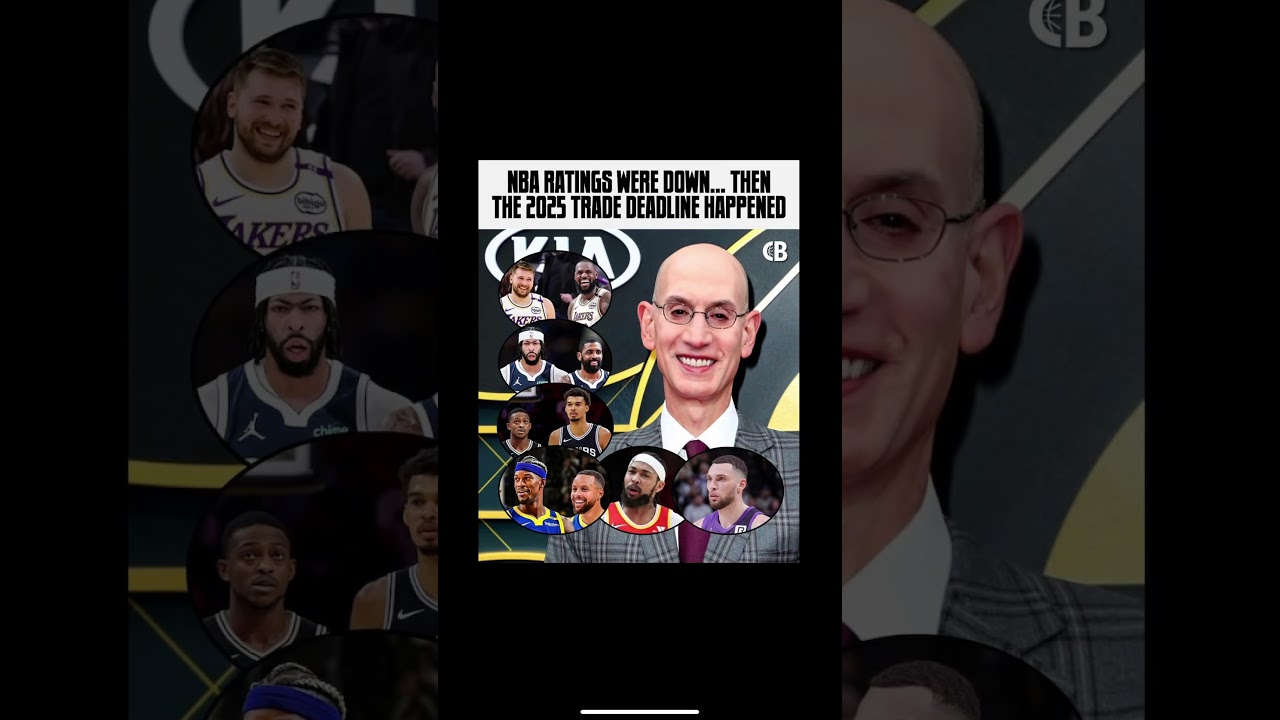NBA ratings were down then the 2025 NBA Trade Deadline happene 