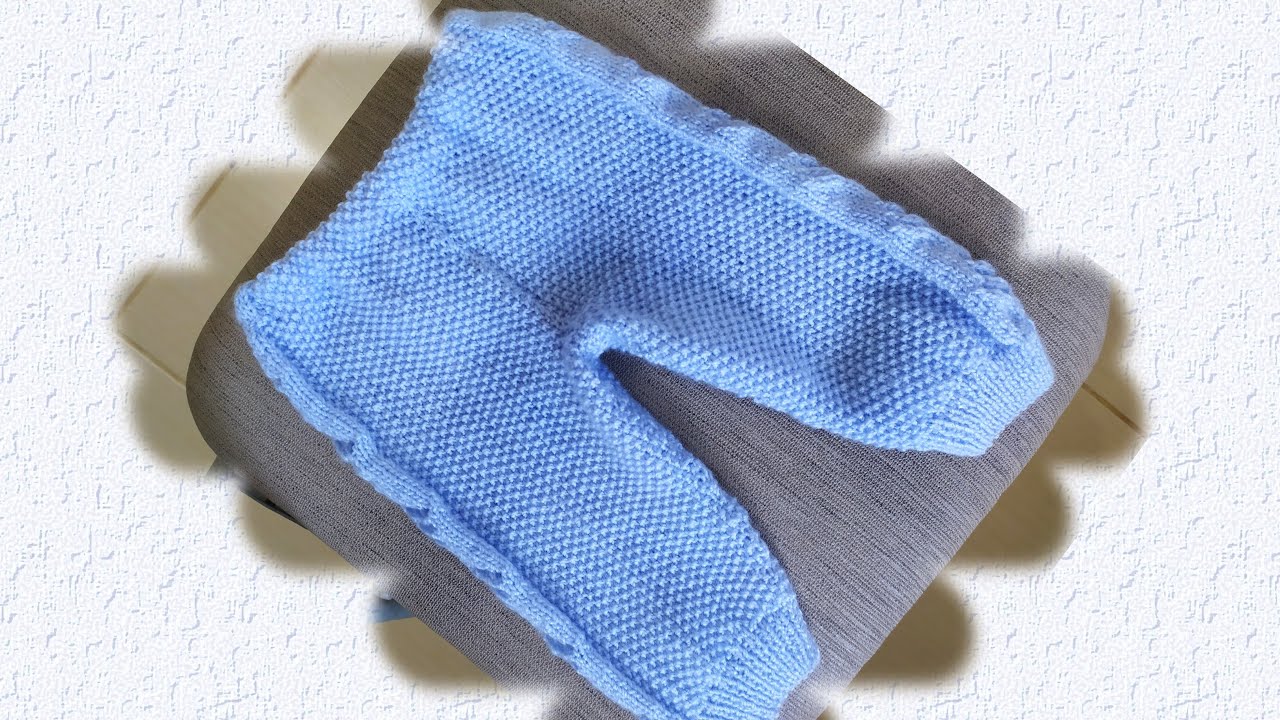 C&oacute;mo hacer PANTAL&Oacute;N PARA BEB&Eacute; DE 1 a 3 meses - DOS AGUJAS O PALITOS
