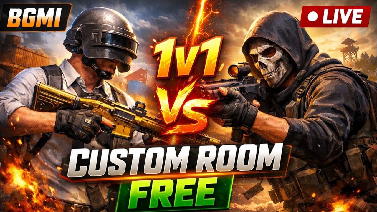 🔴 BGMI LIVE | 1v1 FREE CUSTOM ROOM Rank Push | Playing With Subscribers | YOUTUBE OREO YT