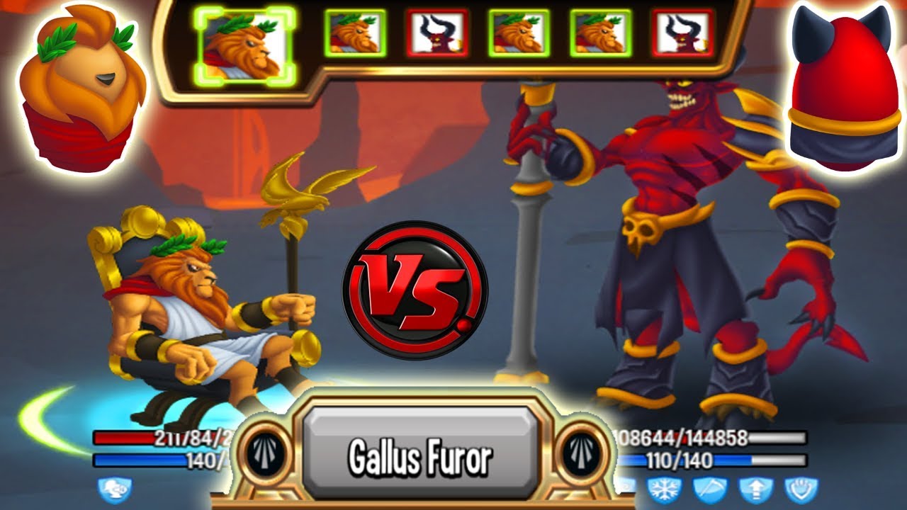 KING LION VS KING DARK 😱 Monster Legends