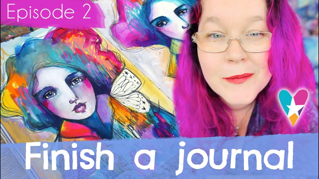 Finish A Journal - Ep 2. High Contrast Colours!