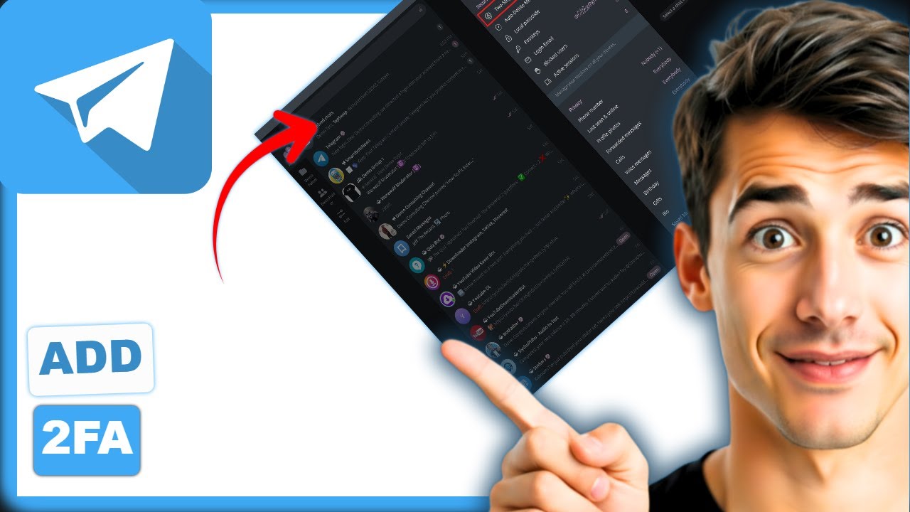 Как включить двухфакторную аутентификацию в Telegram (самый простой способ) (руководство 2026 года)