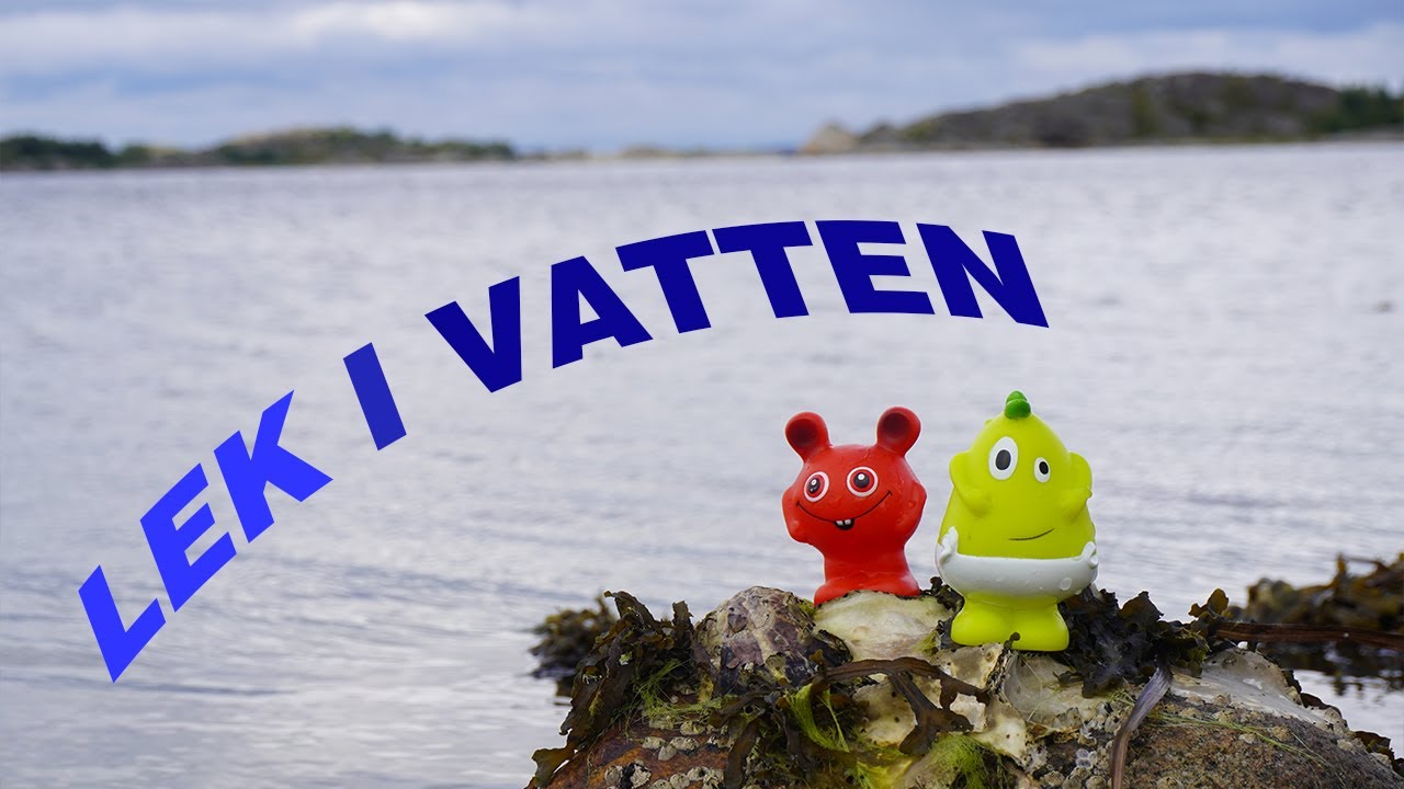 Babblarna badar i havet och leker i lekparken - Lek och busa med Babblarna!
