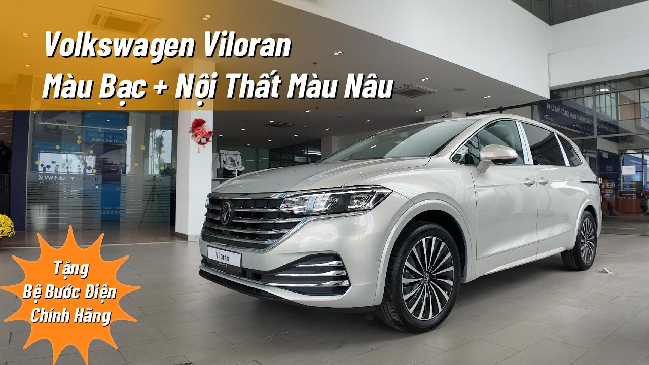 Volkswagen Viloran Màu Bạc + Nội Thất Màu Nâu nhìn cận cảnh trong như thế nào ?