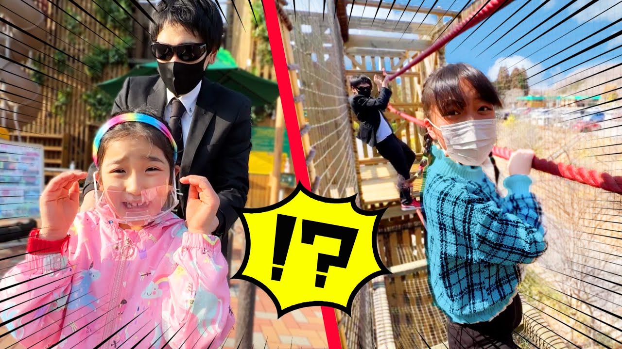 【逃走中】遊園地で24時間ハンターと鬼ごっこミッション！にげきれるかな？＊モビリティリゾートもてぎ　グランピング