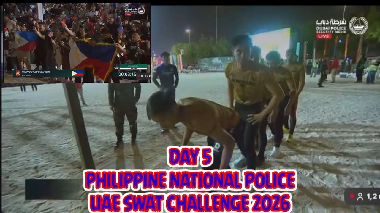 Day 5 PHILIPPINE NATIONAL POLICE UAE SWAT CHALLENGE 2026‼️‼️#uaeswatchallenge2026#swatchallenge 