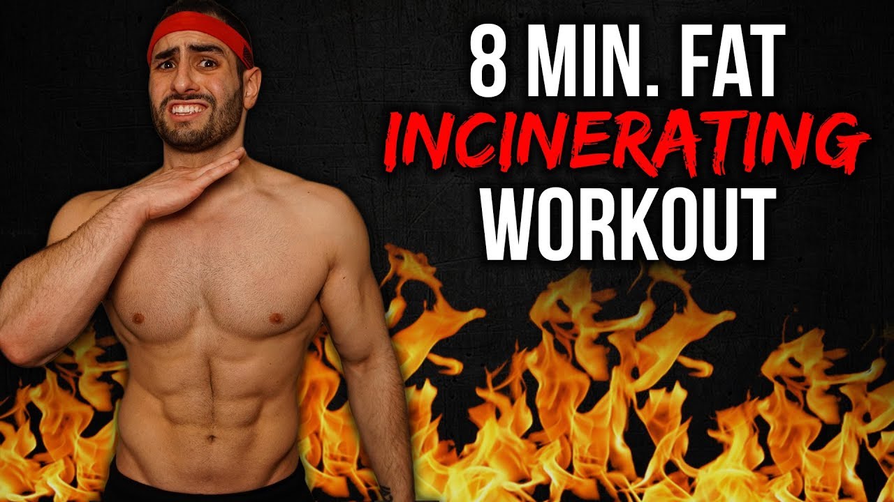 8-Minute FAT BURNING Workout At HOME (LOSE WEIGHT FAST!)