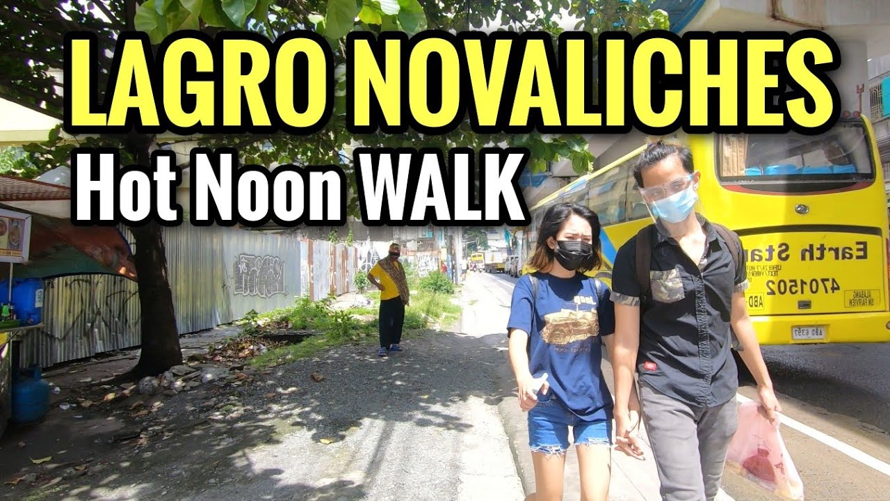 A LOVELY HOT NOON WALK at Lagro Novaliches Philippines [4K] 🇵🇭