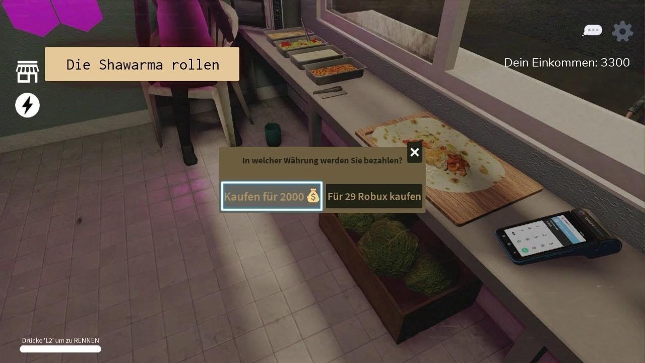 Roblox Shawarma kiosk GG'S mit mein bruder 💀💀💀