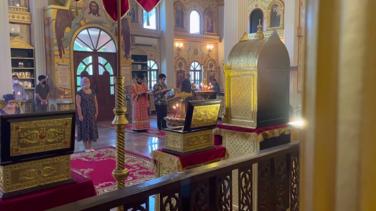 Holy Sunday Russia Orthodox Church #orthodox #ออร์โธดอกซ์#อาสนวิหารนักบุญนิโคลัสผู้กระทำการอัศจรรย์