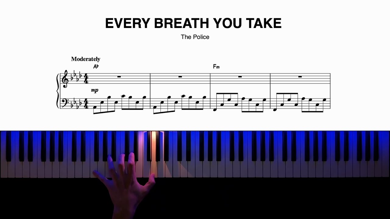 The Police − Every Breath You Take − Piano Arrangement