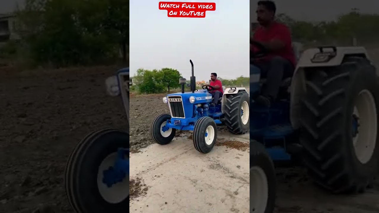 Ford 3600 Engine Performance with 16-09-28 BKT Radial Tyres | Tractor Modifications | Life Games