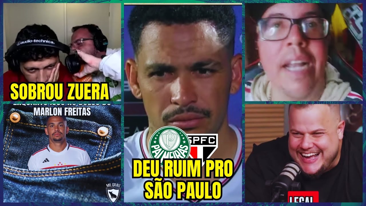 AS REAÇÕES DOS SÃO-PAULINOS E OS MEMES E ZUERAS DA VITÓRIA DO PALMEIRAS NO CHOQUE-REI