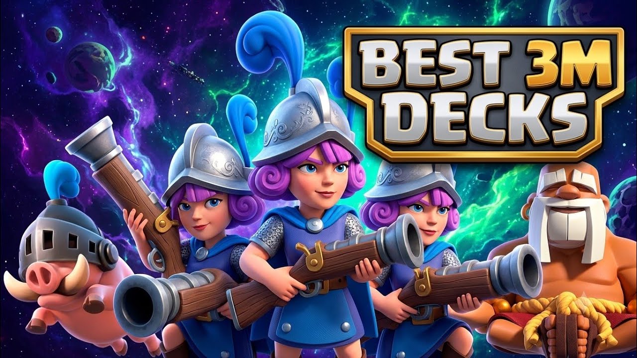 Top two best 3M decks in [Clash Royale💩🤮]