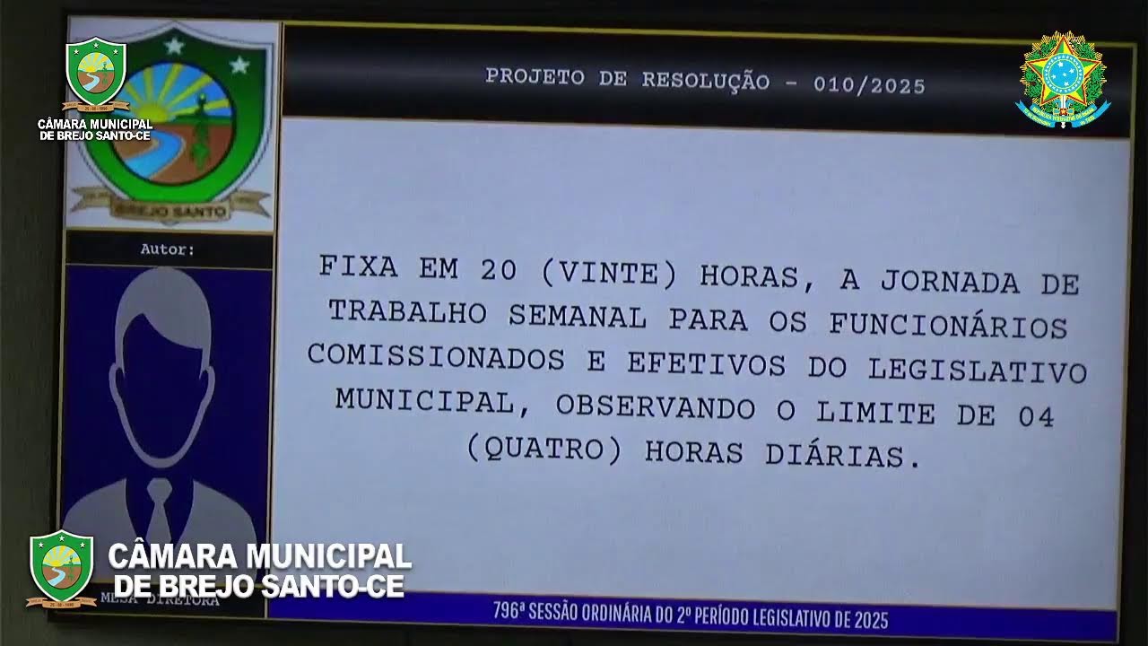SESSÃO ORDINARIA  - Nº 796 - 06/11/2025