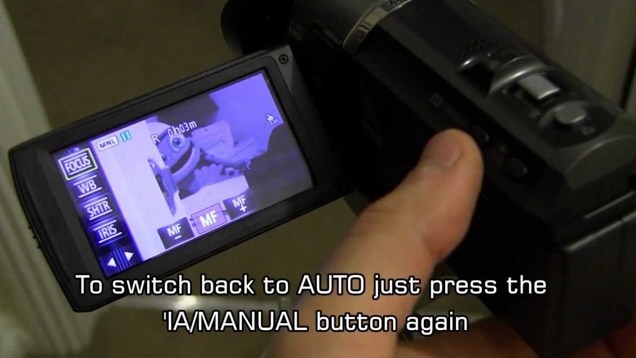 PANASONIC HC-V700 - MANUAL FOCUS GUIDE