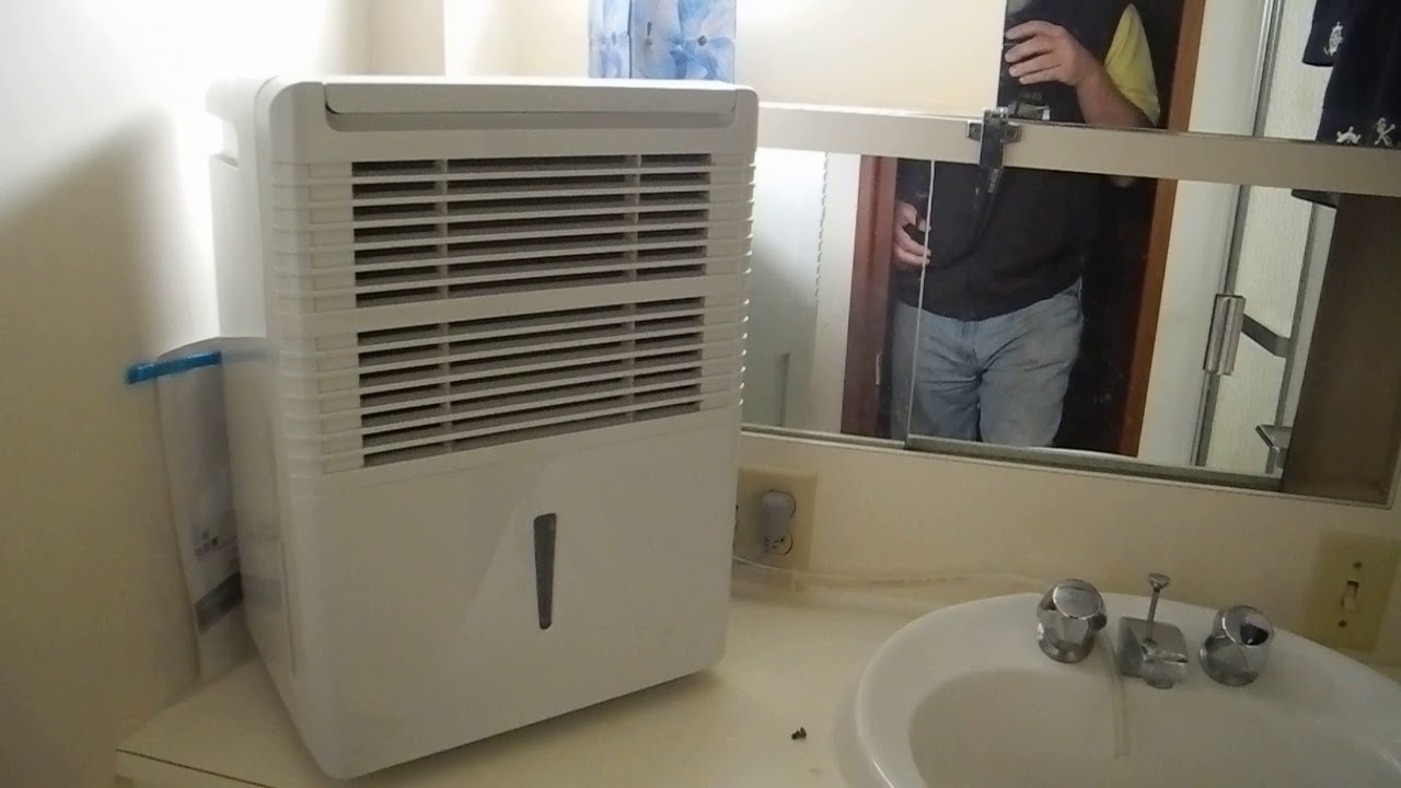 Dehumidifier in a boat