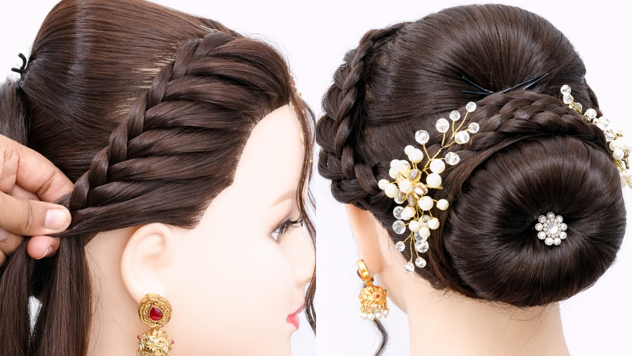 Amazing Low Updo Hairstyle Hack For Long & shorts Hair | Easy Party Look | hairstyle for Girls