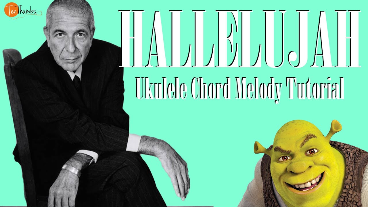 Hallelujah - Chord Melody Fingerstyle Ukulele Tutorial with Tabs
