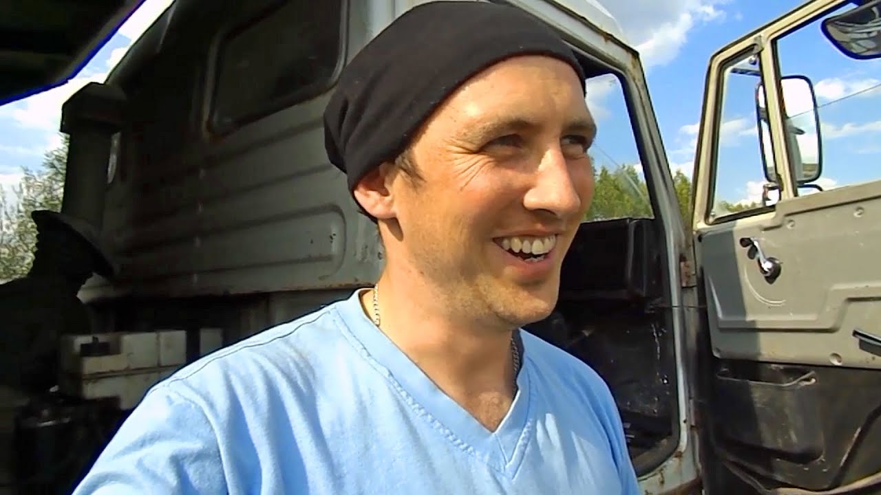 ЕДЕМ В КАРЬЕР ЗА БУРЫМ ПЕСКОМ. СНОВА ПРИКЛЮЧЕНИЯ. КАМАЗ