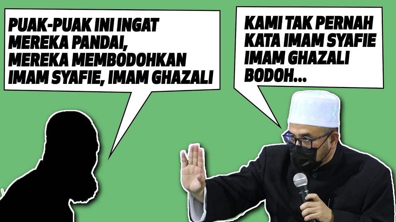 Dr MAZA - Kita Tidak Pernah Membodohkan Imam Syafie, Imam Ghazali