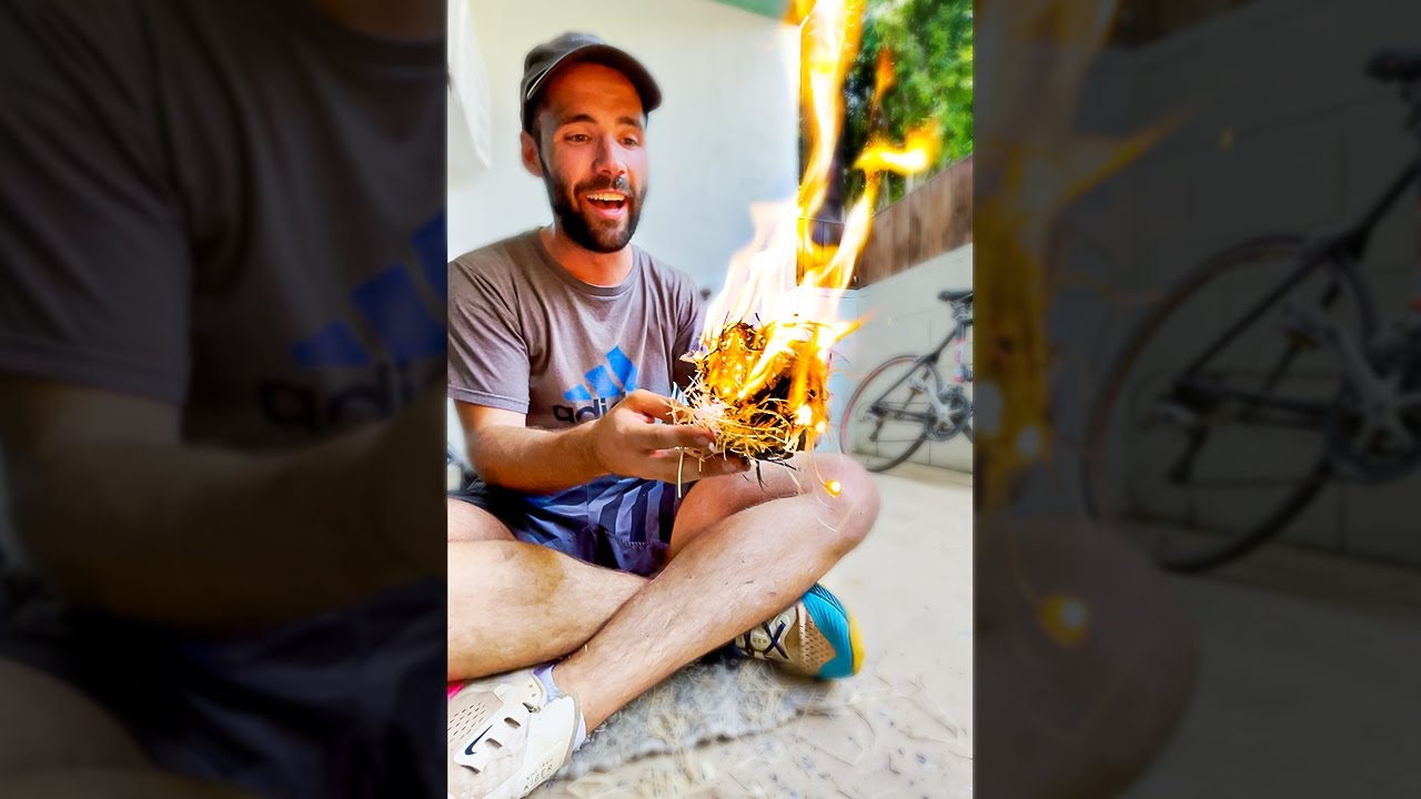 I LEARNED TO MAKE FIRE FROM NOTHING #shorts