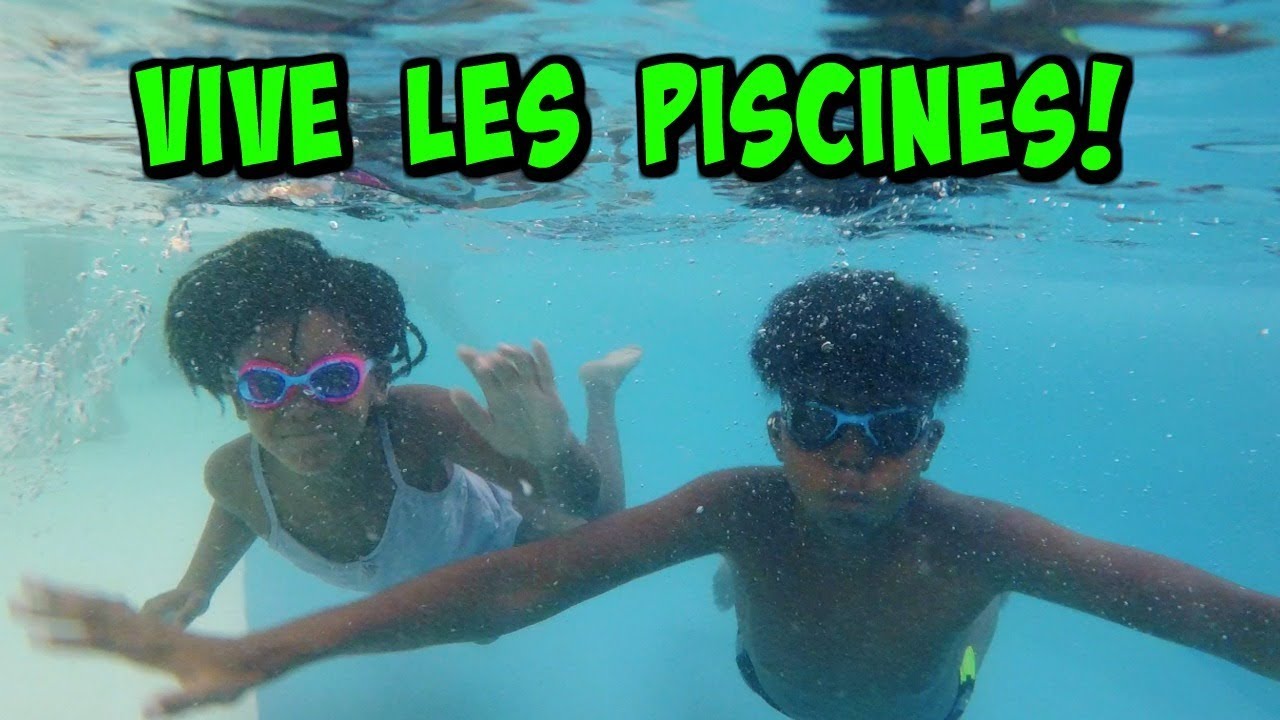 PISCINE GEANTE A L'HOTEL et AQUABOULEVARD avec la SAKINA FAMILY