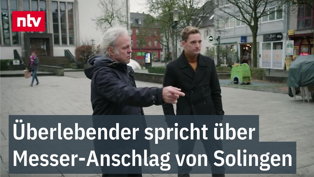 &Uuml;berlebender spricht &uuml;ber Messer-Anschlag von Solingen - 