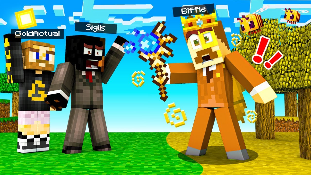 DESTROYING SPAWN with HONEY in Minecraft