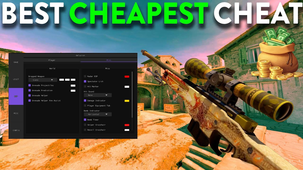 I Tried the Best & Cheapest #CS2 Cheat ft. Delusion.ing