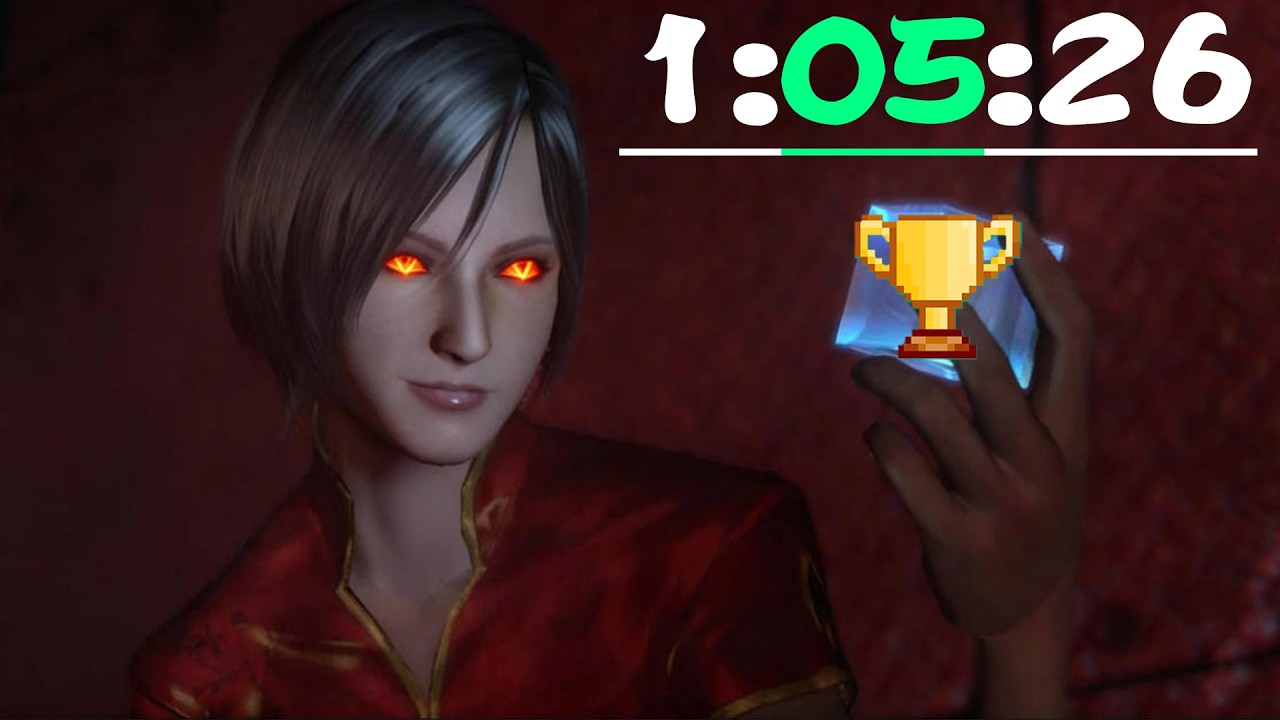 Resident Evil 6 NG Amateur Solo Ada In 1:05:26 [World Record]