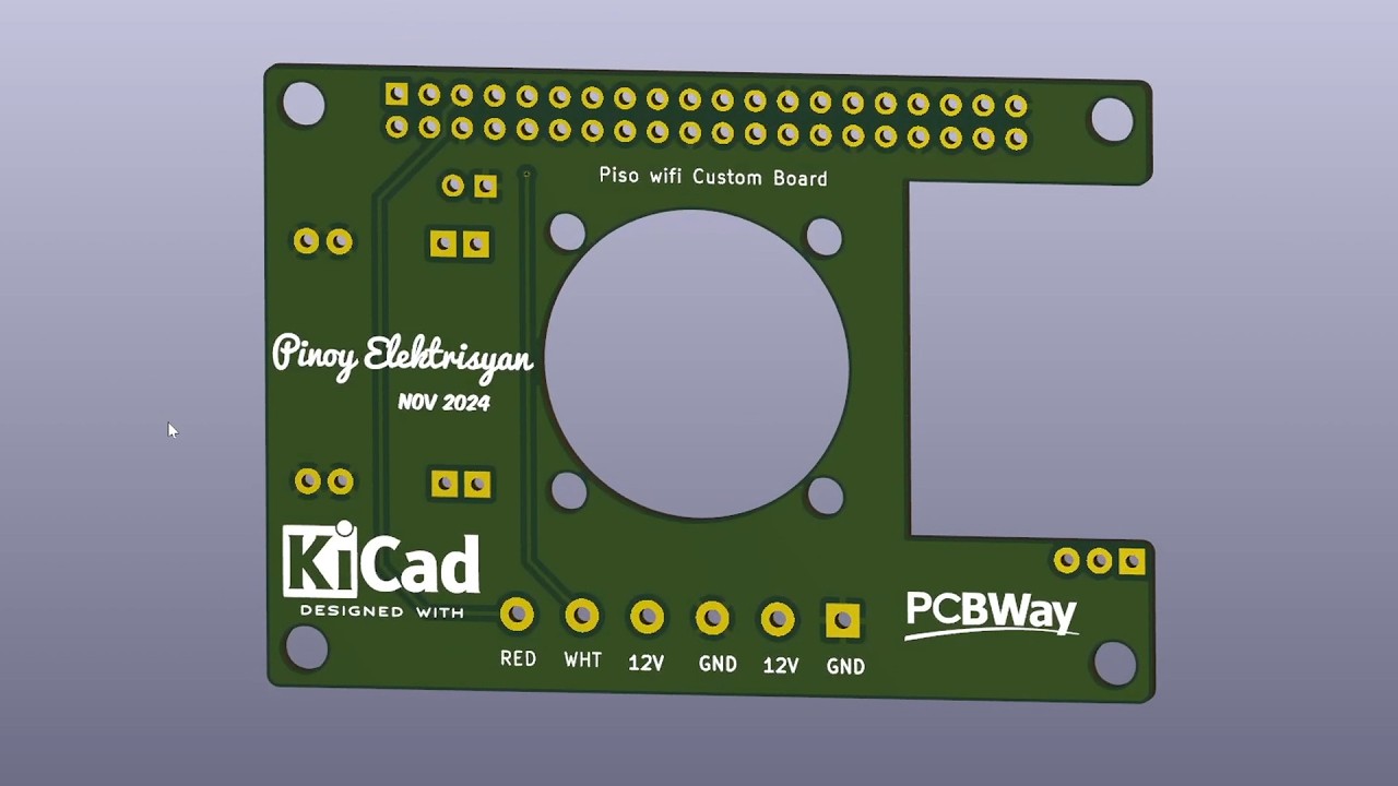 PCB Routing Labeling at pagawa ng Gerber file | Kicad | PCBWay