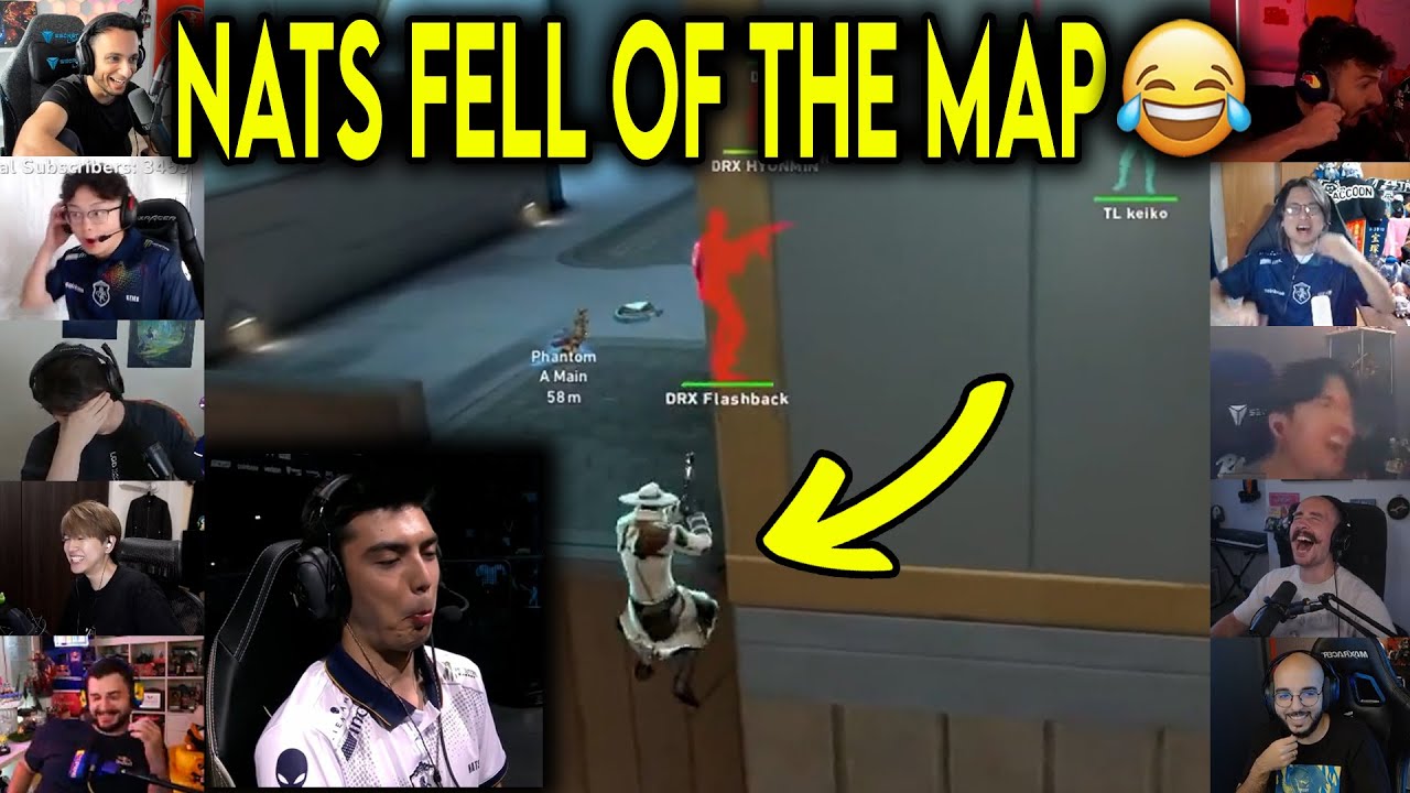 Valorant Streamers Reacts To TL nAts FALLING OFF THE MAP Against DRX In VCT Champions 2025