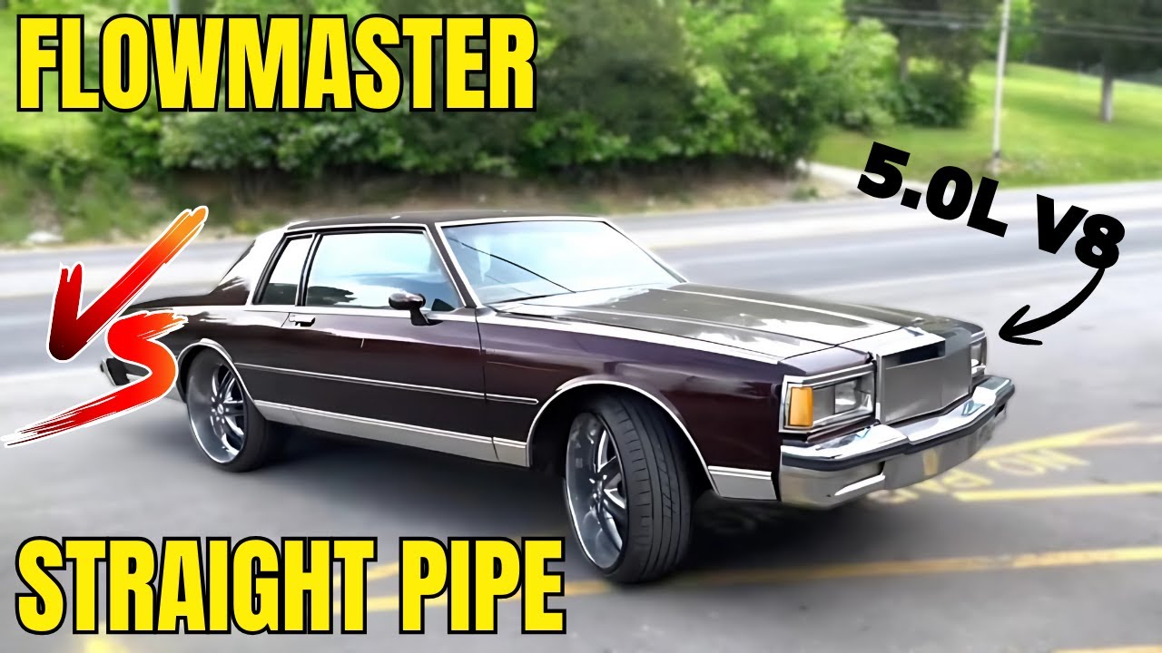 1984 Chevy Caprice 5.0L V8: Flowmaster Flow FX vs Straight Pipe!