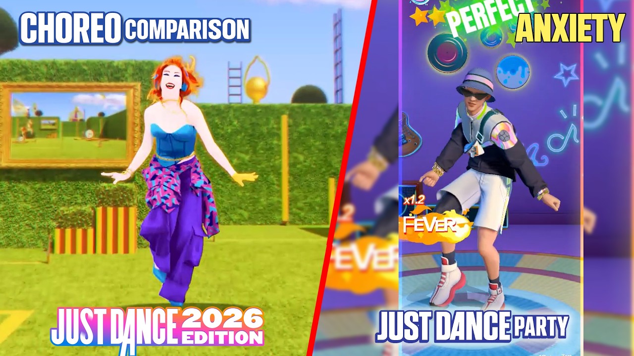 ANXIETY | JD2026 vs JUST DANCE: PARTY | CHOREO COMPARISON
