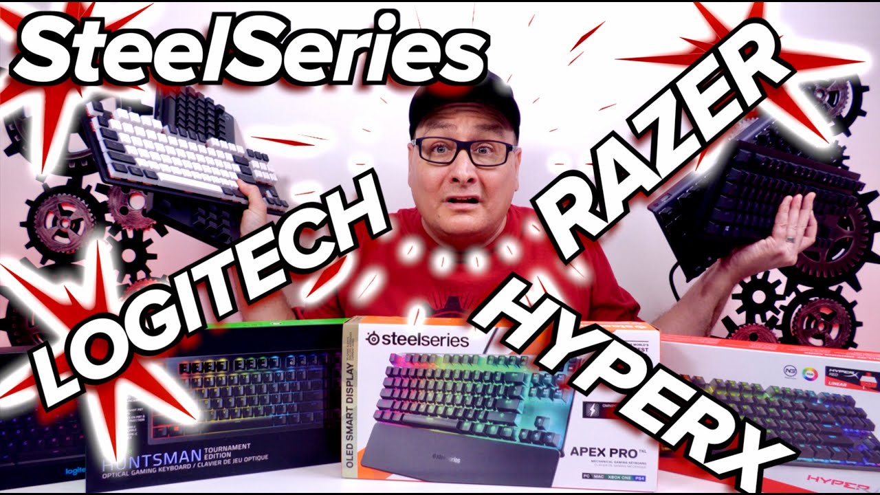 THE BEST GAMING KEYBOARDS - Apex PRO vs G Pro X vs Huntsman TE vs Alloy Origins