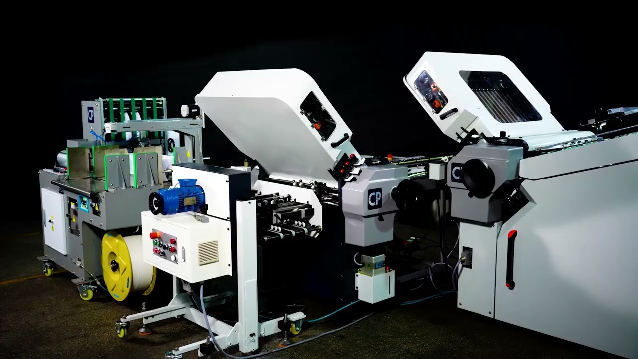 #HXCP CP Gantry Pallet Buckle Folding Machine with Vertical Stacker and Bundling Delivery