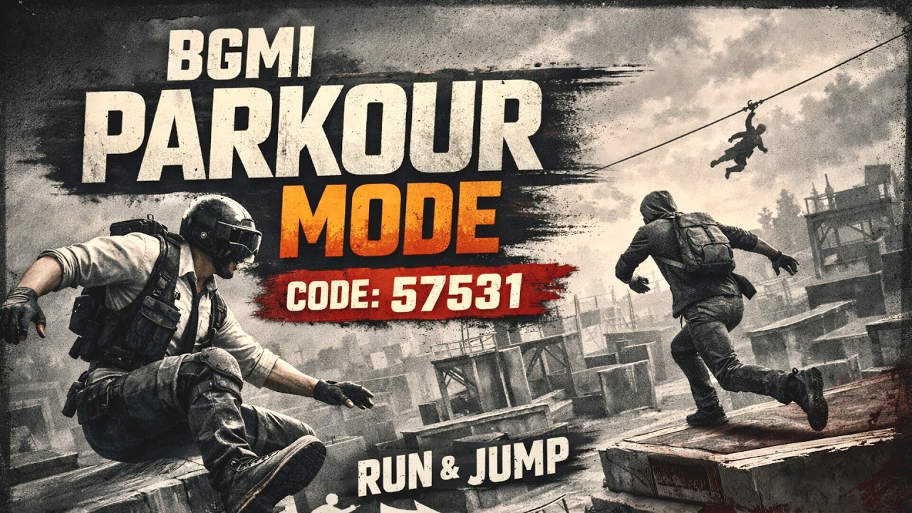 BGMI Parkour Wow Mode code 57531 | #parlour #bgmi #youtubevideo #fun