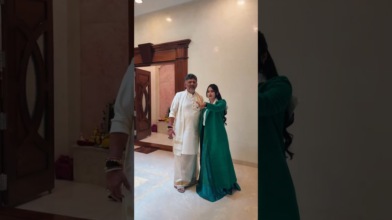 DK Shivkumar Daughter Aishwarya #trending #viral #shorts #dk #1millionviews #viral reels #Aishwarya