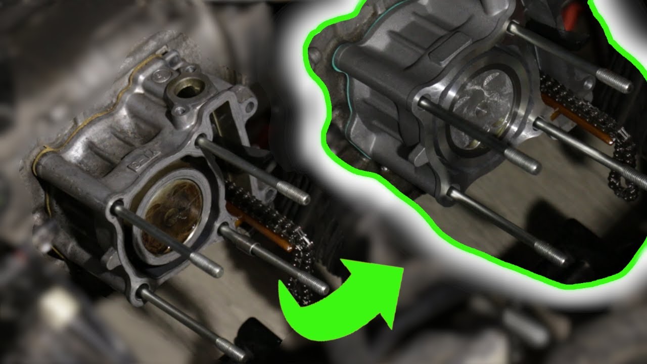 Wymiana cylindra z tłokiem, Yamaha XMAX 125 2012