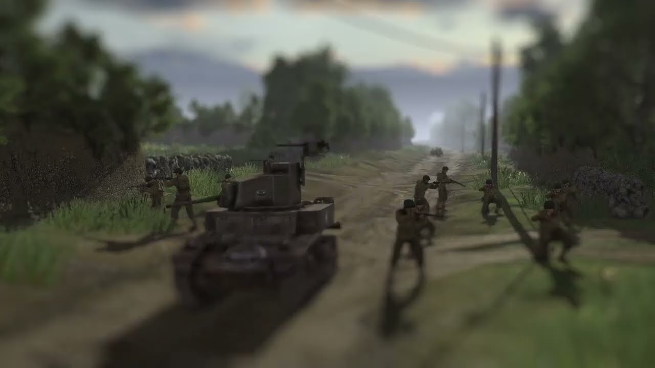 USA vs Germany Miniature Fight | Gates Of Hell - Ostfront