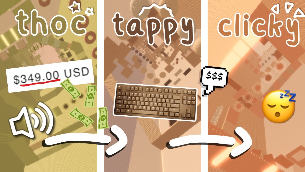 (roblox asmr 🌙) TESTING A NEW *EXPENSIVE* KEYBOARD…