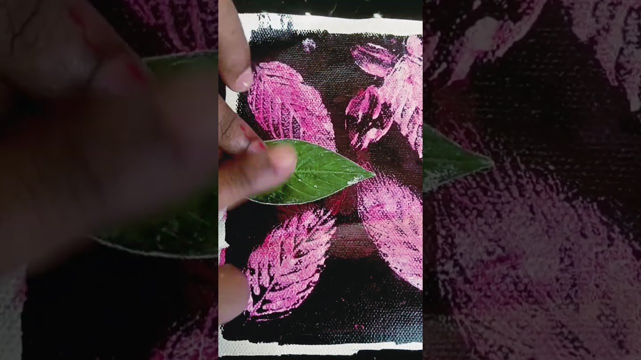 Nature’s Imprint | Abstract Leaf Texture Art” 