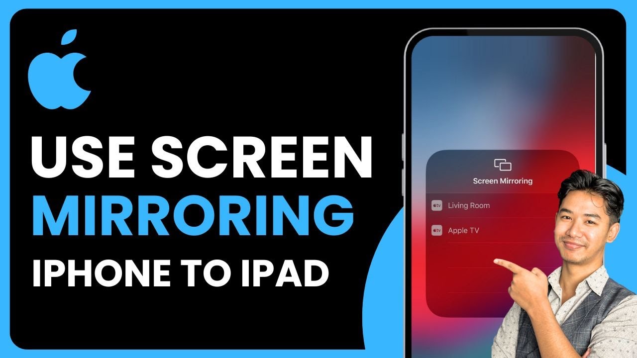 How To Use Screen Mirroring From iPhone To iPad !