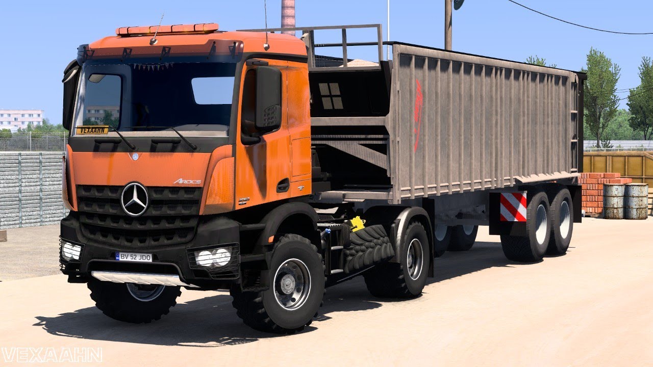 ETS2 1.49 | Mercedes-Benz AROCS | Brașov 🇷🇴 - Bucharest 🇷🇴 | ETS2 Mods