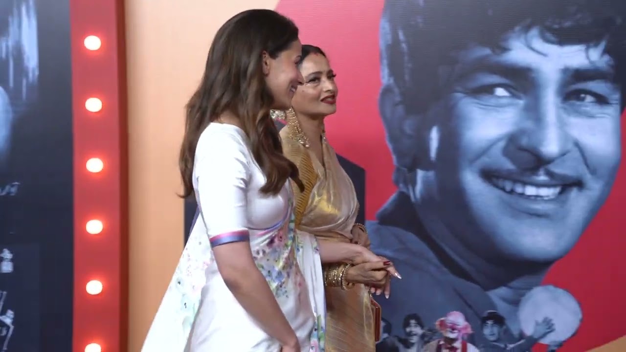 Alia Bhatt & Rekha Ji Dazzle on Red Carpet Celebration of 100 Glorious Years of Raj Kapoor's Legacy