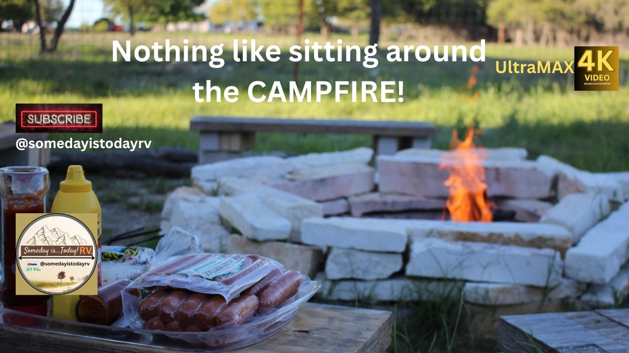 RV to Campfires & Sweet Dreams! End of a day & thoughts about tomorrow! @somedayistodayrv #campfire