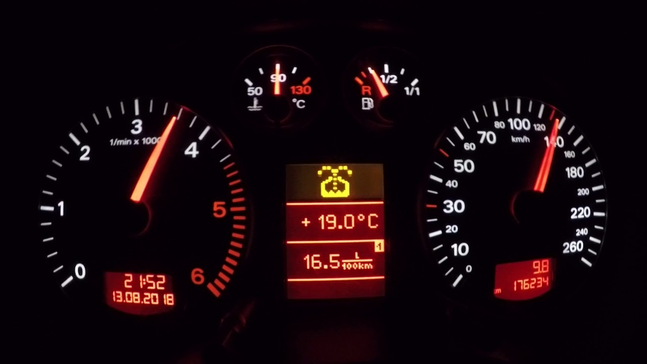 0-180 KM/H 2008 Audi A3 1.9 TDI 77 kW (105 PS)