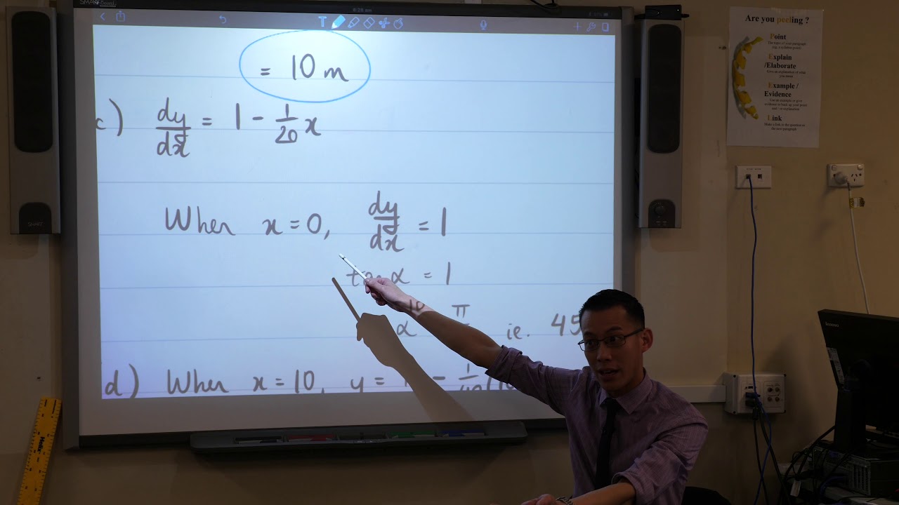Equation of Path (4 of 4: Example question)