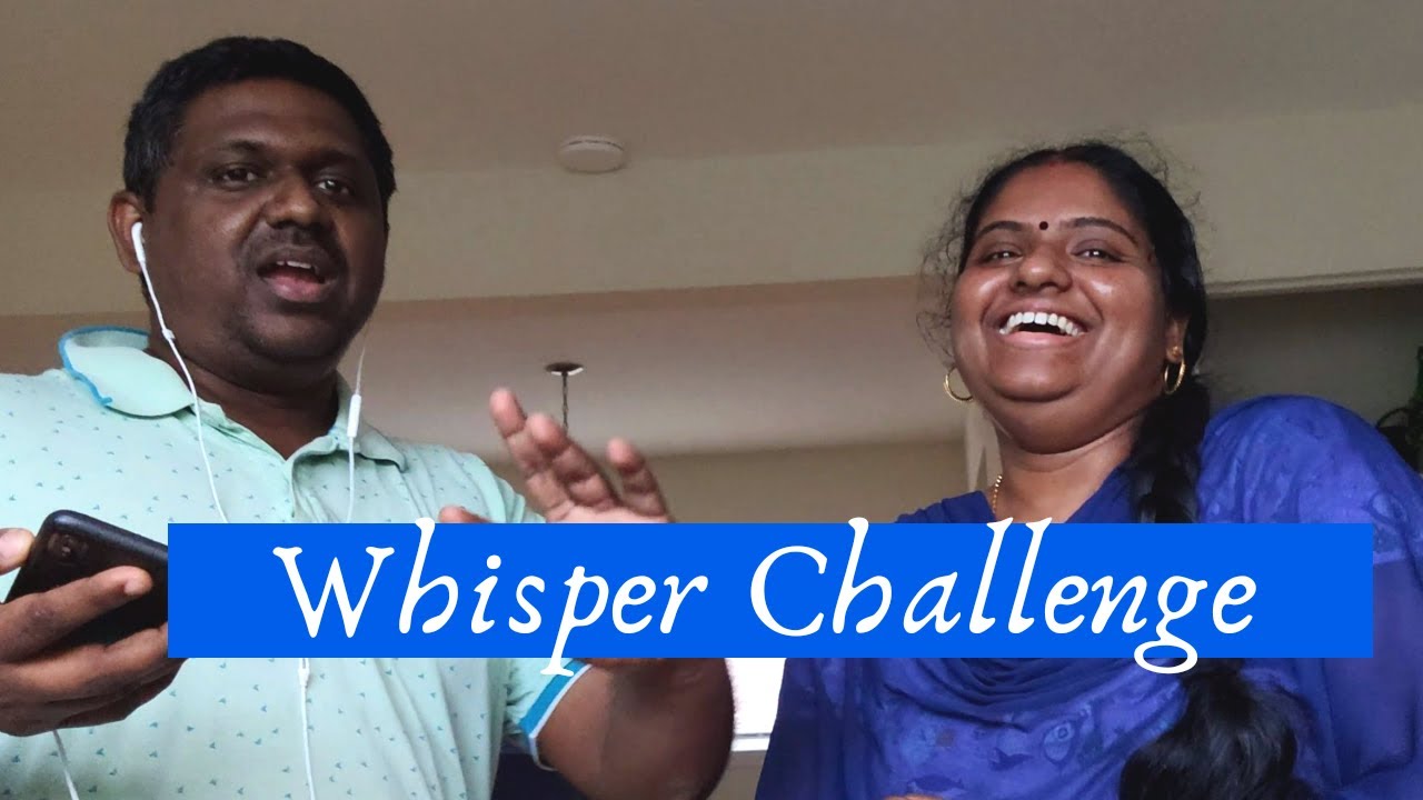 Whisper Challenge vlog | Couple Challenge vlog | Ultimate Fun | Galatta Family fun game | Couple tag
